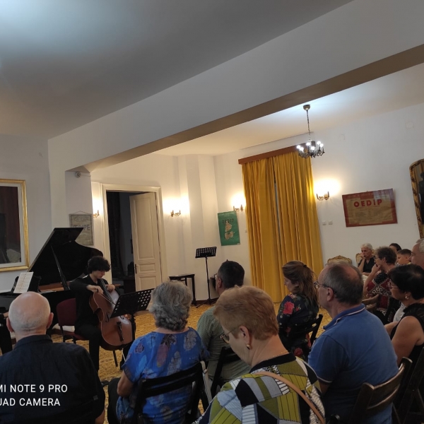Imagini de la recitalul cameral DUO KIME, 8 septembrie 2023, Tescani